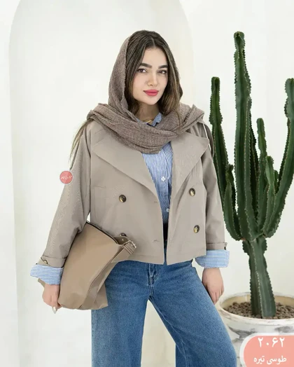 ترنچ کت چهاردکمه 2062