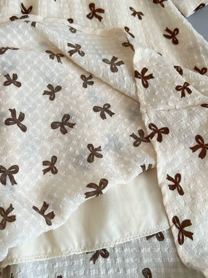 پیراهن بهاره آستردار کد 2582