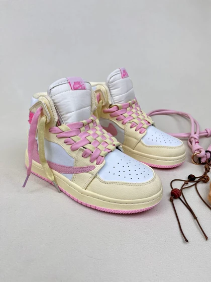 کتانی ونس زنانه ایر جردن وان لو اسکات تراویس نایک AIR jordan 1 low Travis Scott کد 912
