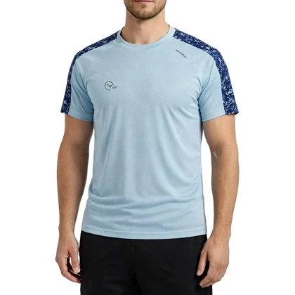 تیشرت ورزشی فلامنت سوزنی مردانه تکنیک پلاس 07 مدل TS-170