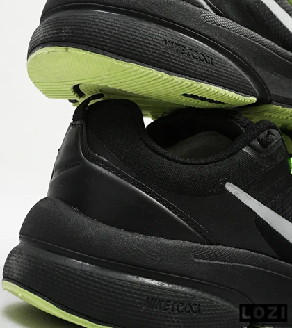 کفش کتانی بزرگ پا مشکی سبز NIKE zoom
