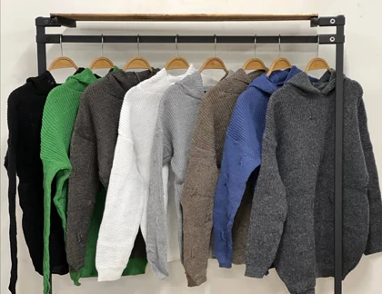 هودی بافت کلاه دار کد 50120