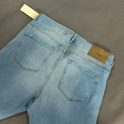 🧡 SIZE 48 ta 50 شلوار جین یونیسکس اورجینال برند معتبر LINDEX امریکا مدل MADONNA
