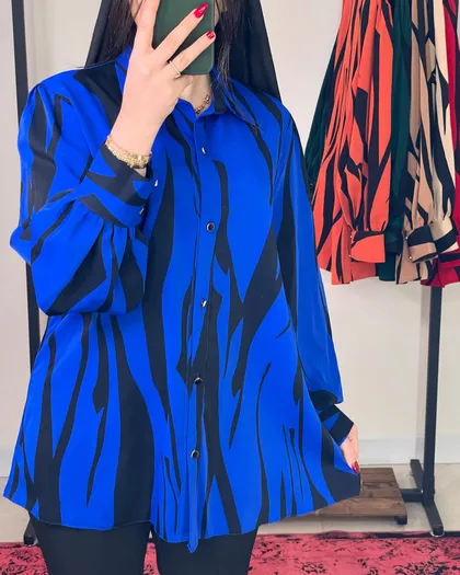تونیک سایز بزرگ زبرا