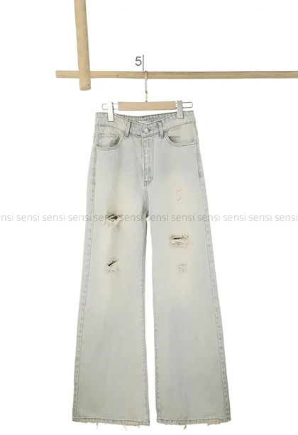 شلوار جین فول بگ کد1004212