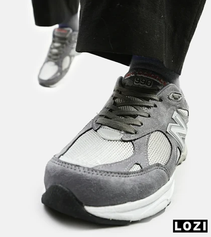 کفش کتانی طوسی NEW BALANCE 990