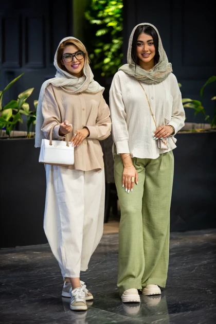 مانتو لینن پنبه پیراهنی