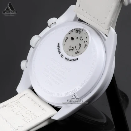 ساعت امگا سواچ سفید Omega x Swatch Speedmaster M00-M2