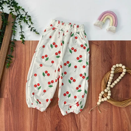 بلوز شلوار تل نوزادی مدل آلبالو