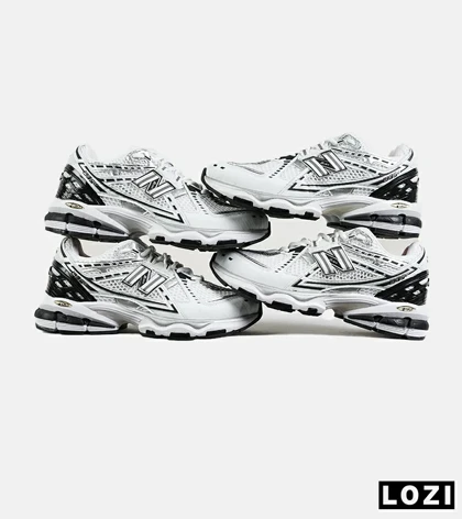 کفش کتانی بزرگ پا سفید مشکی New Balance 1906R مدل 8306