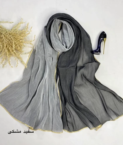 شال حریر دولایه اصلی
