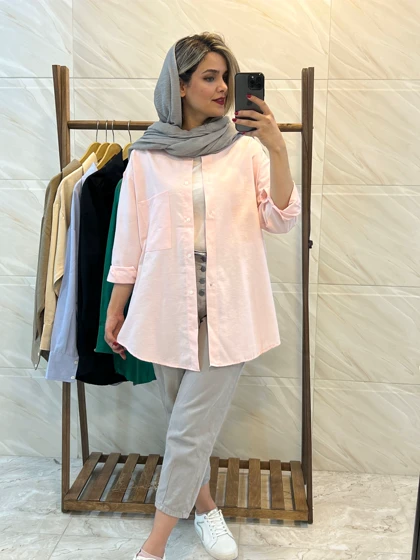 مانتو لینن ترمه ( دارای ایراد جزیی)