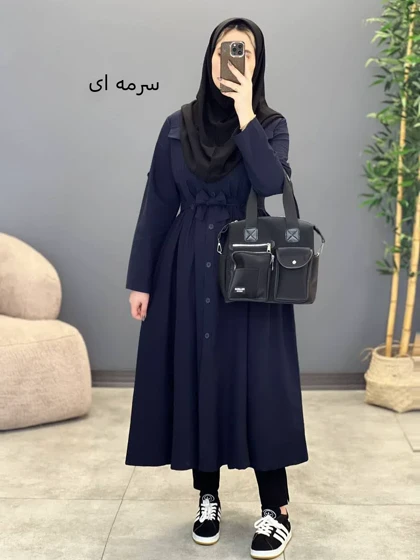 1175- مانتو مزونی شانی