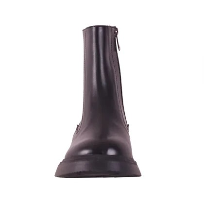 نیم بوت زنانه چرم مدل رسا کد 2255