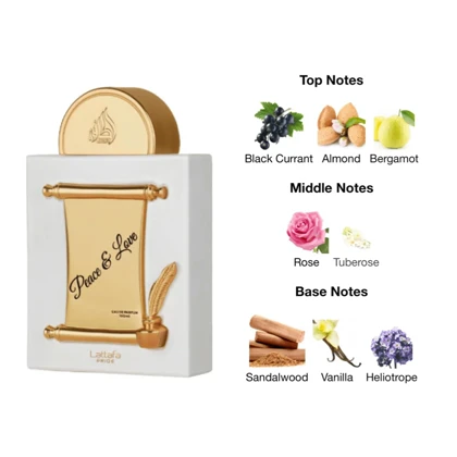 ادکلن پیس اند لاو لطافه Lattafa Peace & Love Unisex