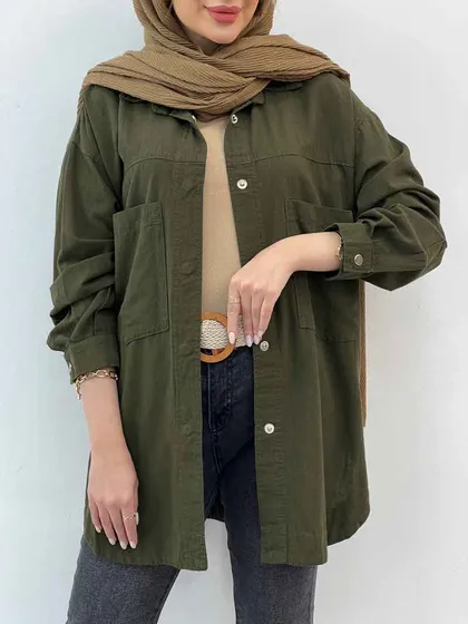 مانتو دو جیب مهسا