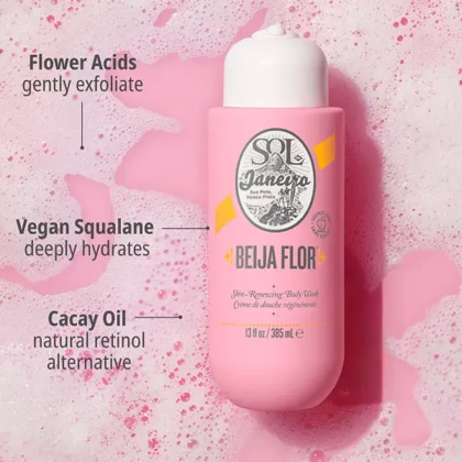 شوینده بدن 90Ml بیجا فلور الاستی سول د ژانیرو Sol de Janeiro Beija Flor Renewing