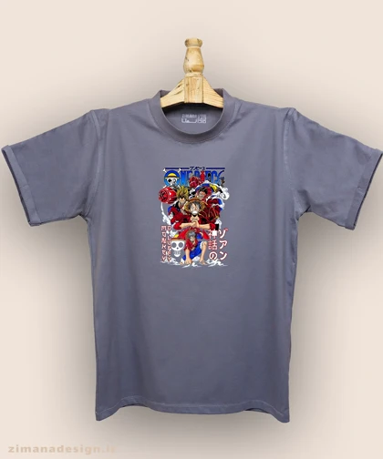 تیشرت مردانه و زنانه طرح وان پیس کد910