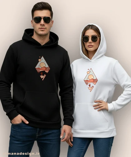 هودی مردانه و زنانه طرح تلماسه کد 919