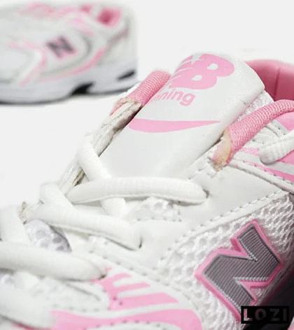 کفش کتانی زنانه سفید صورتی NEW BALANCE 530