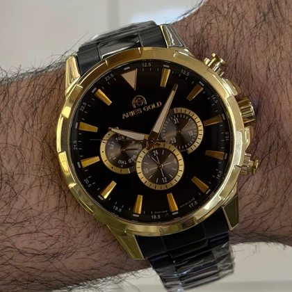 ساعت مچی اورجینال مردانه آریس گلد ARIES GOLD 4207