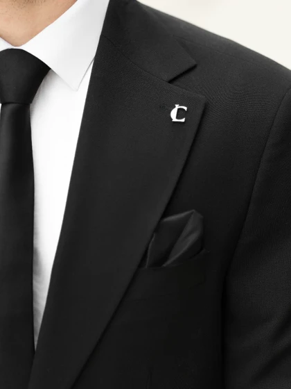 کت مشکی تک دکمه کدc227