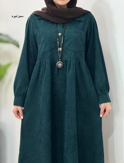 پیراهن مانتویی پاییزه ترگل 2