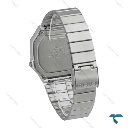 ساعت کاسیو نوستالژی B650W مردانه اصلی نقره ای Casio-7436-G
