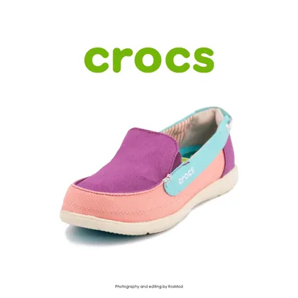 لوفر زنانه کراکس - Crocs Walu Loafer Viola/Melon
