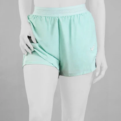 شلوارک کشاله دار ورزشی زنانه نایک مدل 047 سبز آدامسی