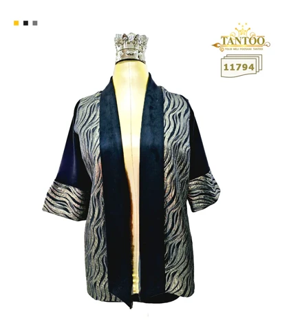 مانتو مجلسی زنانه سایز بزرگ کد 11794