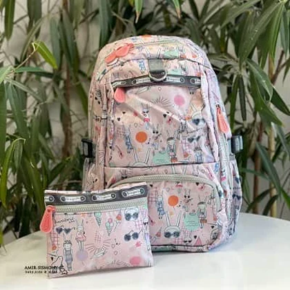 کوله مدرسه فانتزی چاپی برند BROSPORT