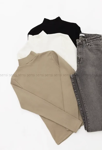 بلوز آستین بلند کبریتی کد1004909