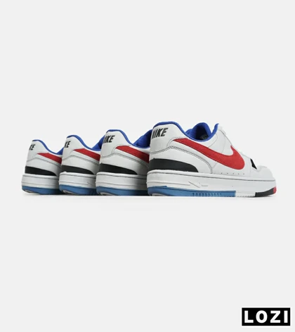 کفش کتانی بزرگ پا مشکی سفید آبی قرمز نایک Nike Gama Force Sail