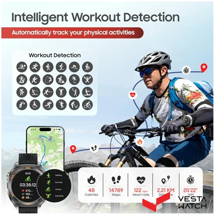 ساعت مچی هوشمند سوئیس میلیتاری SWISS MILITARY مدل SM-WCH-DOM7-GUNF-BLKS