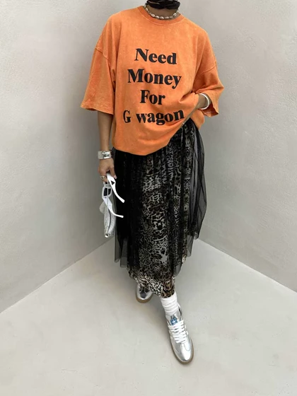 تیشرت لانگ NEED MONEY
