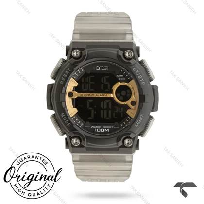 ساعت کرست اسپرت مردانه 9501-1 صفحه مشکی Crest-11368-U