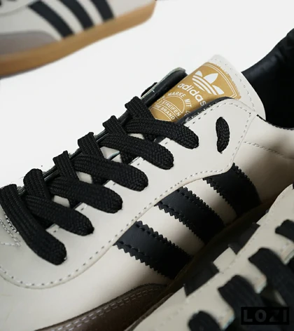 کفش کتانی مردانه زنانه سامبا کرم مشکی ADIDAS Samba مدل 7300