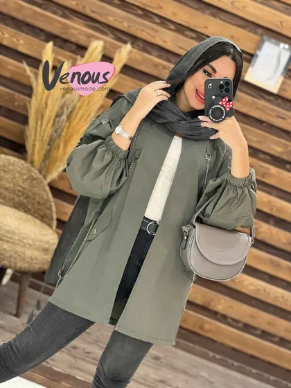 مانتو داکرون زنجیردار