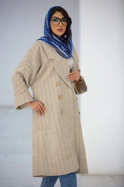 مانتو شنل بلند غزال