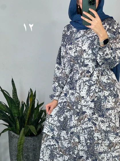 پیراهن مانتویی شکوفه 6