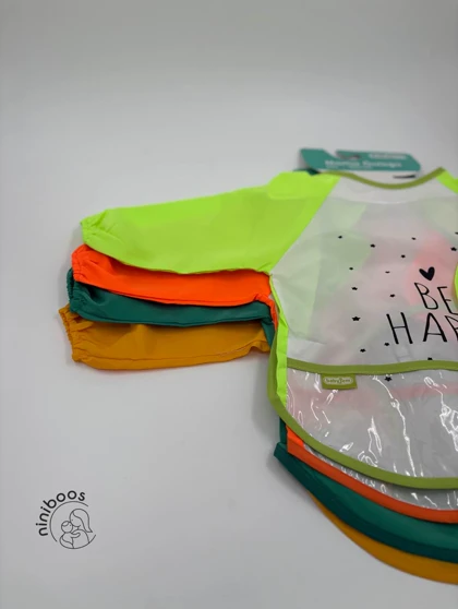 پیشبند کودک آستین دار هپی بیبی جم baby jem