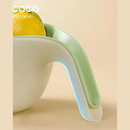 سبد آبکش و کاسه اکوکو ecoco مدل E24160 دو تیکه دسته دار