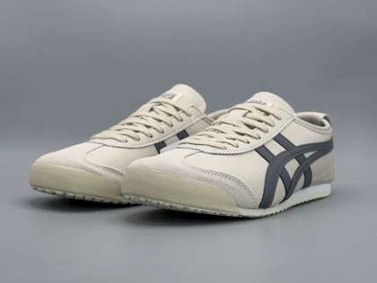 کتانی اسیکس اونیتسوکا تایگر مکزیکو 66 کرم طوسی / Asics Onitsuka Tiger Mexico66