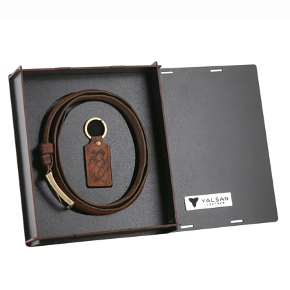 ست هدیه مردانه چرم یلسان مدل کایا کد NHL-SH-066