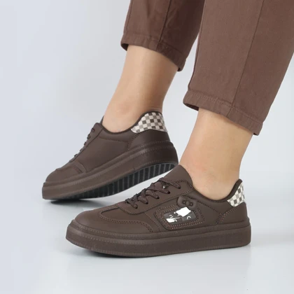 کفش و کتانی زنانه و دخترانه مدل نایک NIKE رنگ قهوه ای کد M1110