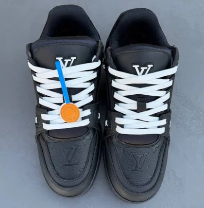 کفش لویی ویتون ترینر سوپر مستر تمام مشکی Louis Vuitton Trainer Super Master Triple Black