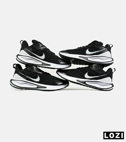 کفش کتانی مردانه و زنانه مشکی سفید مدل NIKE air zoom Pegasus 39