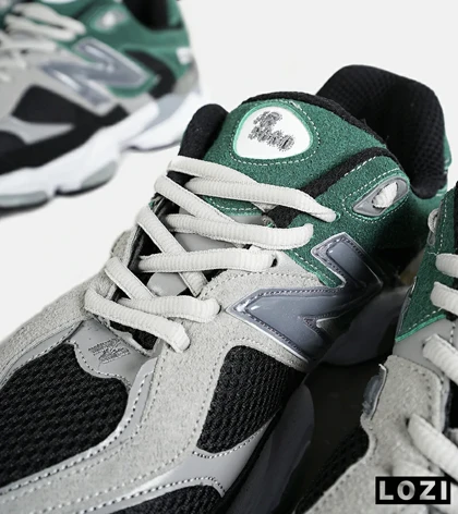 کفش کتانی مردانه و زنانه سبز طوسی NEW BALANCE 9060