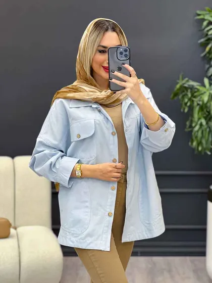 مانتو لینن چهار جیب